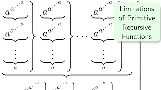 Limitations of Primitive Recursive Functions