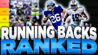 ALL NFL RUNNING BACKS RANKED!! | RUNNING BACK TIER LIST 2020!!