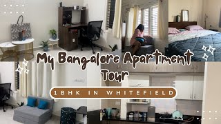 My 1 BHK✨ Bangalore Apartment Tour in Whitefield📈 (Rental) | Ash Aura