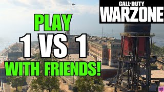 How To Play 1v1 in Warzone With Friends (2024) MW3