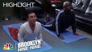 Brooklyn Nine-Nine - Charles Teaches Captain Holt Yoga (Episode Highlight)