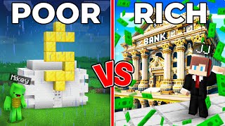 Poor Mikey Bank vs Rich JJ Bank Survival Battle in Minecraft ? (Maizen)