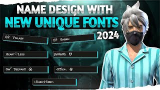 Free Fire Unique Stylish Name Design Tutorial 2024 || Free Fire Best Name Style