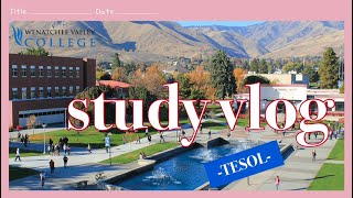 STUDY VLOG | TESOL, WVC테솔, 미국국공립대학교 테솔, 테솔공부,  TESOL자격증