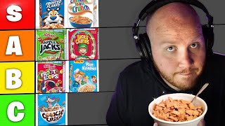 TIMTHETATMAN RANKS THE BEST CEREAL (Tier List)