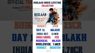 ruslaan movie lifetime collection #shorts #ytshorts #ruslaan