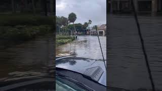 #Hurricane #Idalia brought severe flooding to parts of Florida. (Video: Sarasota police)
