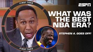 'ARE YOU KIDDING ME?!' 😡 Stephen A. BLASTS Draymond Green over NBA era take | First Take