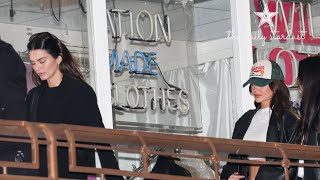 Kylie Jenner Steps Out With Kendall Jenner After Shutting Down Pregnancy Rumors W/ Timothee Chalamet