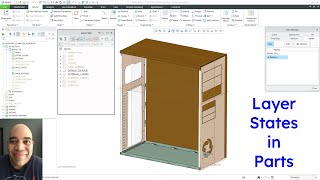 Creo Parametric - Layer States in Parts | View Manager