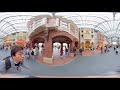 【360度vr】解説付 新ゲート 東京ディズニーランド 退園時 【360 ° vr】new gate tokyo disneyland when leaving（insta360 one x）