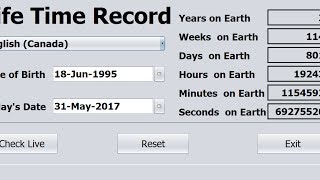 How to Calculate Number of Days Lived on Earth in Java NetBeans - Full Tutorial