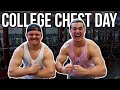 COLLEGE LACROSSE TEAM WORKOUT: CHEST DAY