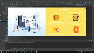 JavaFX / MySQL telephone directory management software with source code - First design.
