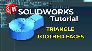 SOLIDWORKS TUTORIAL - for intermediate / advanced users - Loft, Circ Pattern, Equations