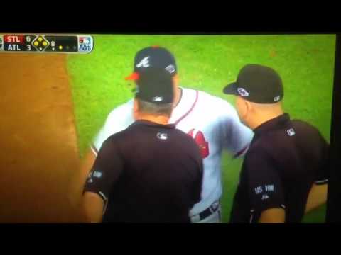 Atlanta Braves Vs Cardinals.10-05-12 Fans Throw Trash On Field After ...