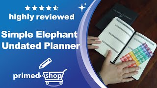 Papercode Simple Elephant Daily Planner Product Overview