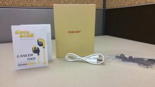 Dacom Wireless Sport Bluetooth Earphones Unboxing