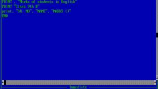 QBASIC TUTORIAL 2 USE OF PRINT COMMAND AND COMMA