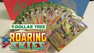 12 Weighed Roaring Skies Dollar Tree Pack Opening - Goodbye XY