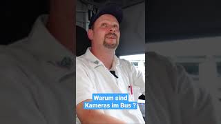 Herr Busfahrer - Warum sind Kameras im Bus? | #Shorts