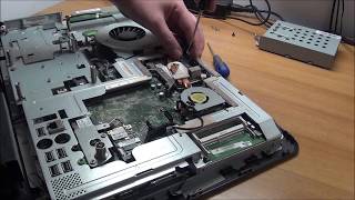 Repair HP All-in-One 200-5000t - Part 1 - hard reset, disassembly, repaste, BIOS reflash