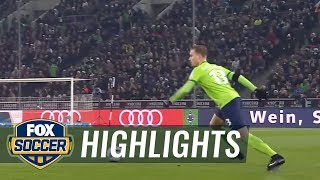 Monchengladbach vs. VfL Wolfsburg | 2016-17 Bundesliga Highlights