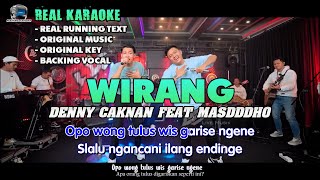 Wirang - Denny Caknan Feat Masdddho (Original Karaoke + Backing Vocal)