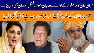 Imran Khan Statement About Maryam Nawaz, Maulana Fazlur Rehman In Action