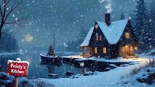 Calming Winter Scene 222 - Snowstorm Sounds