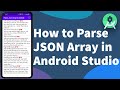 How to Parse JSON Array in Android Studio || JSONArray || Foysal Official