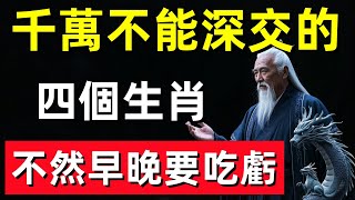 千萬不能深交的四個生肖，不然早晚要吃虧！#修行思維 #修行 #福報 #禪 #道德經 #覺醒 #開悟 #禅修