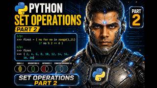 Set operations part2 in Python in Thamizh.