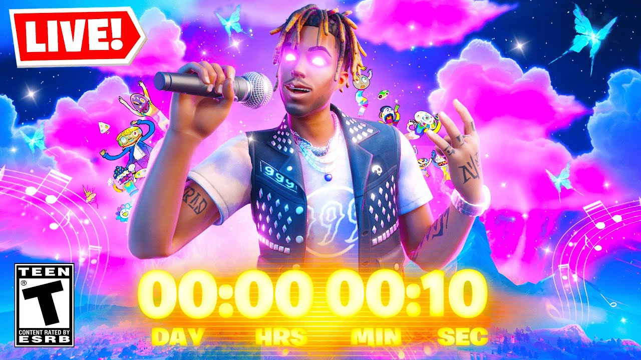Fortnite Juice Wrld Live Event Full Event Youtube