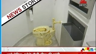 Rs. 16 crores Gold Toilet seat in New York's Museum