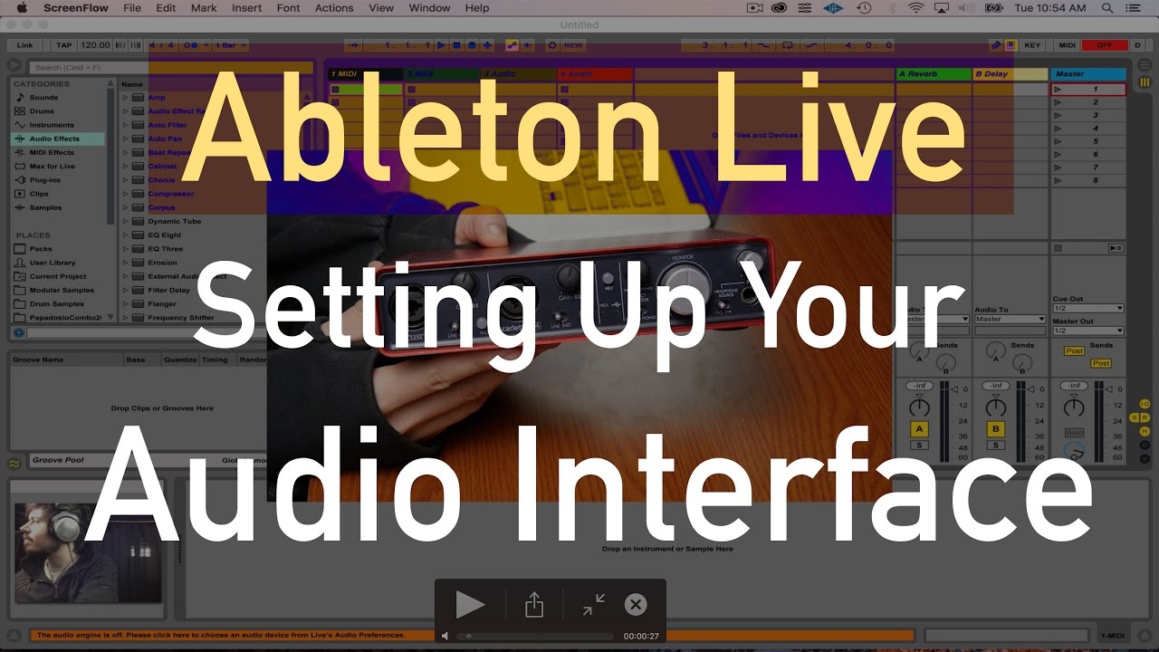 Audio Interface Ableton Live Setup At Peggy Bradley Blog