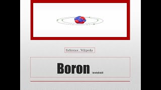 Boron (Fifth Element in the Periodic Table) #chemistry concepts #periodictableofelements #chemistry