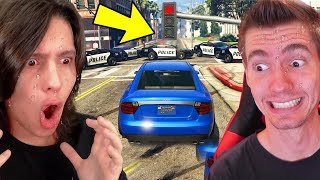 TENTANDO JOGAR GTA 5 SEM QUEBRAR NENHUMA LEI COM O LIPÃO GAMER!!