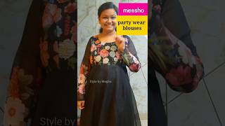 Meesho party wear blouses #meesho #meeshohaul #meeshoblousehaul #meeshoblousereview #blouse