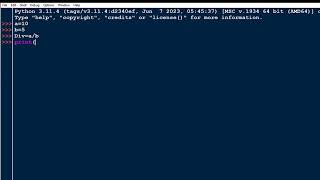 Division of two Numbers in python || Class 11 || Welcome to python || Python ||