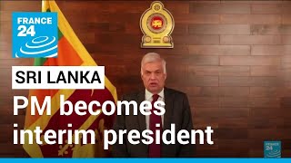 Wickremesinghe becomes interim Sri Lankan president • FRANCE 24 English