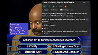 Minimum Absolute Difference Explained: Ace Your LeetCode Technical Interview With Coding Card Sharp