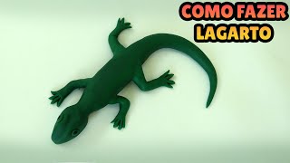 DIY how to make LIZARD / GECKO - PLAY DOH, polymer clay, fondant tutorial