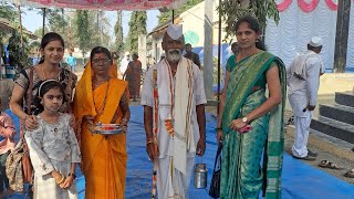 narmada parikrama नर्मदा परिक्रमा कार्यक्रम #village #villagelife #god #narmada #festival