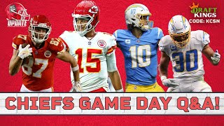 Chiefs vs. Chargers GAME DAY Q&A | Chiefs News, Predictions, and MORE
