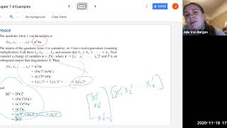 Math 250 Solving Constrained Optimization Problems Using Eigenvalues and Eigenvectors