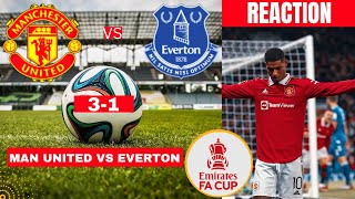 Manchester United vs Everton 3-1 Live Stream FA Cup Football Match Commentary Man Utd Highlights