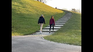 Germany Bonn Rheinaue park | 4K