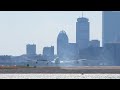 iberia airbus a340 300 arriving boston close up view