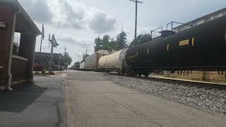 HiDef-CSX M361 with CSX #1982 and #3194 passing through Rushville Indiana